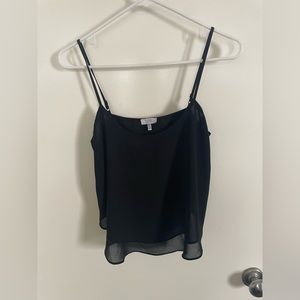 Flowy cropped tank top